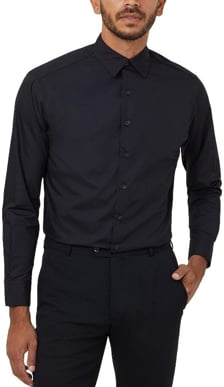 Picture of NNT Uniforms Long Sleeve Shirt - Black (CATJ4B-BLK)