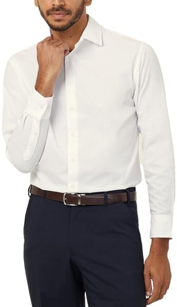 Picture of NNT Uniforms Long Sleeve Shirt - White (CATJ4B-WHT)