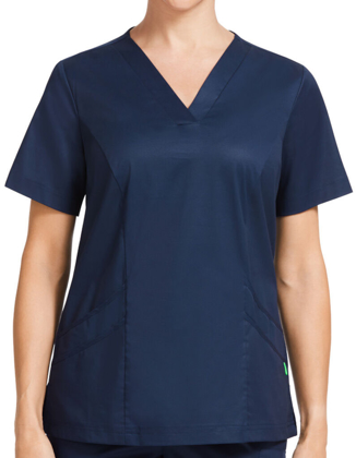 Picture of NNT Uniforms-CATU5F-NAV-Nightingale V-neck scrub top