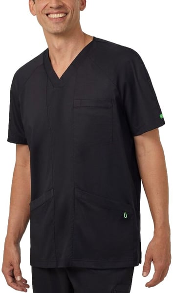 Picture of NNT Uniforms Koller V-Neck Scrub Top - Black (CATJ2T-BLA)