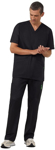 Picture of NNT Uniforms-CATCGF-BLA-Legacy Rontgen elastic waist scrub pant