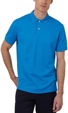 Picture of NNT Uniforms Anti-bacterial Polyface Short Sleeve Polo - Cyan (CATJ2M-CYN)