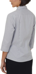 Picture of NNT Uniforms Avignon Stripe 3/4 Sleeve Shirt - Grey/White (CATUKV-GWS)