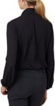 Picture of NNT Uniforms Georgie Tie Neck Blouse - Black (CATUL2-BKP)