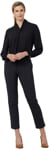 Picture of NNT Uniforms Georgie Tie Neck Blouse - Black (CATUL2-BKP)