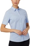 Picture of NNT Uniforms Avignon Pinstripe Short Sleeve Shirt - Light Blue Pinstripe (CATUK6-LPS)