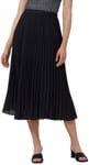 Picture of NNT Uniforms Georgie Midi Pleated Skirt - Black (CAT2R2-BKP)