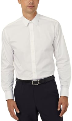Picture of NNT Uniforms Avignon Long Sleeve Shirt - White (CATJDD-WHP)