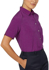 Picture of NNT Uniforms-CATU7H-PUR-Silvi Spot Print Short Sleeve Shirt