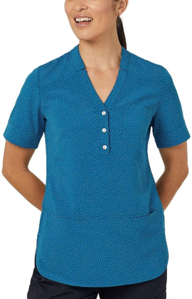 Picture of NNT Uniforms-CAT9XP-LTE-Silvi Spot Print Short Sleeve Tunic