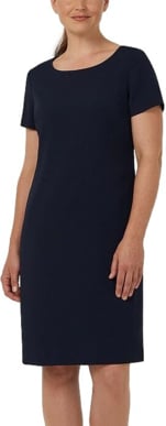 Picture of NNT Uniforms Crepe Stretch Short Sleeve Dress - Navy (CAT62U-NAV)