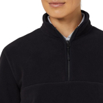 Picture of NNT Uniforms-CAT1GT-BLA-Polar Fleece Zip Neck Pullover