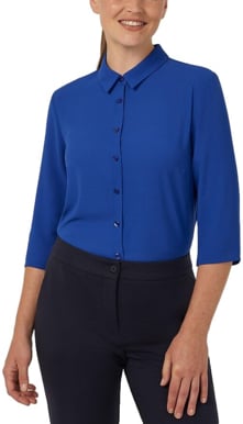 Picture of NNT Uniforms Georgie 3/4 Pleat Back Shirt - Cobalt (CATUKZ-COP)
