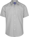 Picture of Gloweave-1267S-Men's Puppy Tooth Short Sleeve Shirt - Windsor