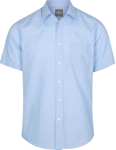 Picture of Gloweave-1267S-Men's Puppy Tooth Short Sleeve Shirt - Windsor