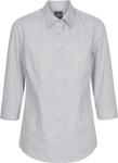 Picture of Gloweave-1520WZ-Women's Premium Poplin 3/4 Sleeve Shirt - Nicholson