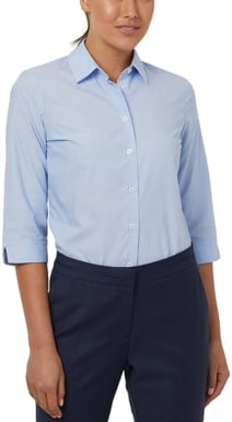 Picture of NNT Uniforms 3/4 Sleeve Shirt - Blue (CATUDH-BLU)