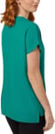 Picture of NNT Uniforms Ladies French Georgette Short Sleeve V-neck Top - Emerald - Emerald (CATUPU-EMD)