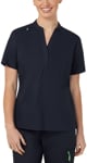 Picture of NNT Uniforms Ladies Next-gen Antibacterial Active Blackburn Mandarin Collar Scrub Top - Midnight - Midnight (CATUMM-MDN)