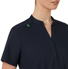 Picture of NNT Uniforms-CATUMM-MDN-Ladies Next-gen Antibacterial Active Blackburn Mandarin Collar Scrub Top - Midnight