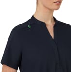 Picture of NNT Uniforms Ladies Next-gen Antibacterial Active Blackburn Mandarin Collar Scrub Top - Midnight - Midnight (CATUMM-MDN)