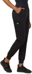 Picture of NNT Uniforms Ladies Antibacterial Active Westerman Jogger Scrub Pant - Black - Black (CAT3W6-BLA)