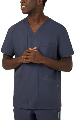 Picture of NNT Uniforms-CATRFV-CHP-Next-gen Active Carl V-neck Scrub Top Men - Charcoal