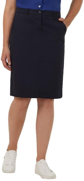 Picture of NNT Uniforms Stretch Cotton Chino Skirt - Navy - Navy (CAT2RL-NAV)