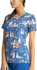 Picture of Cherokee Scrubs-CK678 APPC-Cherokee Scrubs Print top - Alpaca Picnic