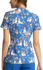 Picture of Cherokee Scrubs-CK678 APPC-Cherokee Scrubs Print top - Alpaca Picnic