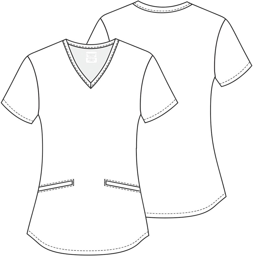 Uniform AustraliaCherokee ScrubsCK637 WLSCCherokee Scrubs Print top Wildlife Sanctuary