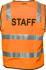 Picture of Prime Mover-MZ107-Stock Printed STAFF Day/Night Vest