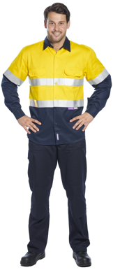 Picture of Prime Mover-MF101- Fire Retardant Cotton Drill Shirt