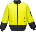 Picture of Prime Mover-MJ304-Hi Vis Bomber Jacket