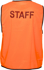 Picture of Prime Mover-MV121-Stock Printed STAFF Day Vest