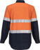 Picture of Prime Mover-MA101-Hi-Vis Two Tone Regular Weight Long Sleeve Shirt with Tape