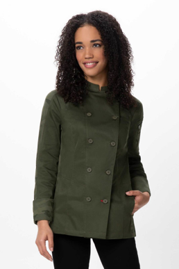 Picture of Chef Works-CBN01W-Mojave Chef Jacket - Ladies