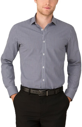 Picture of City Collection So Ezy Check Mens Long Sleeve Shirt (4263LS)