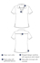 Picture of City Collection Ella Short Sleeve Detail Polo Top w/side Splits (2274)