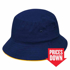 Picture of LW Reid-T4900B-Sturt Cotton Bucket Hat with Trim