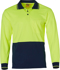 Picture of Australian Industrial Wear -SW05CD-Men's Polyester High Visibility Long Sleeve Polo