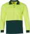Picture of Australian Industrial Wear -SW05TD-Men's Polycotton High Visibility Long Sleeve Polo