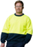 Picture of Australian Industrial Wear -SW09-Men's Fleece Hi-Vis 2 Tone Crew Neck Wind Cheater