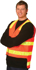 Picture of Australian Industrial Wear -SW10A-Men's VIC Road Style Safety Vest