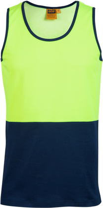 Picture of Australian Industrial Wear -SW15-Men's Hi-Vis Safety Singlet