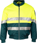 Picture of Australian Industrial Wear -SW16A-Men's Hi-Vis Taped Two Tone Flying Jacket