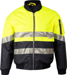 Picture of Australian Industrial Wear -SW16A-Men's Hi-Vis Taped Two Tone Flying Jacket