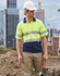 Picture of Australian Industrial Wear -SW17A-Men's Taped Short Sleeve Safety Polo