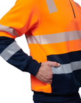 Picture of Australian Industrial Wear -SW32-Unisex Vic Rail Hi Vis Safety Jumper