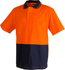 Picture of Australian Industrial Wear -SW35-Men's Cotton Jersey Two Tone Safety Polo